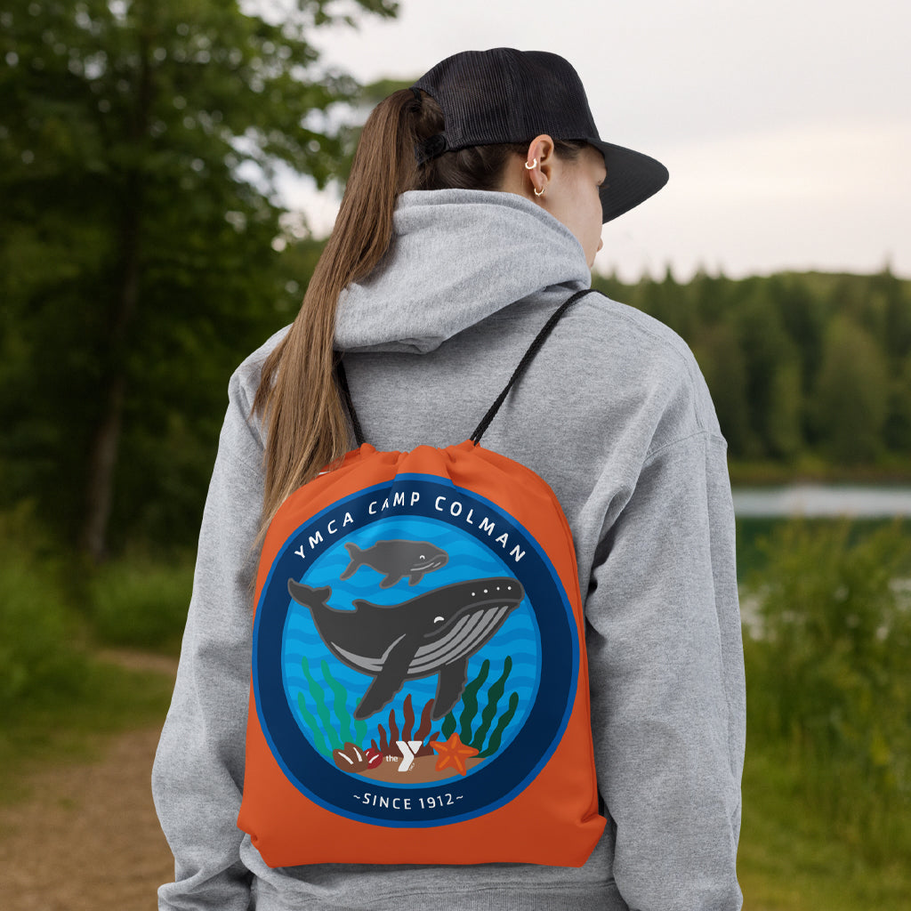 Coastal Swim Drawstring Bag