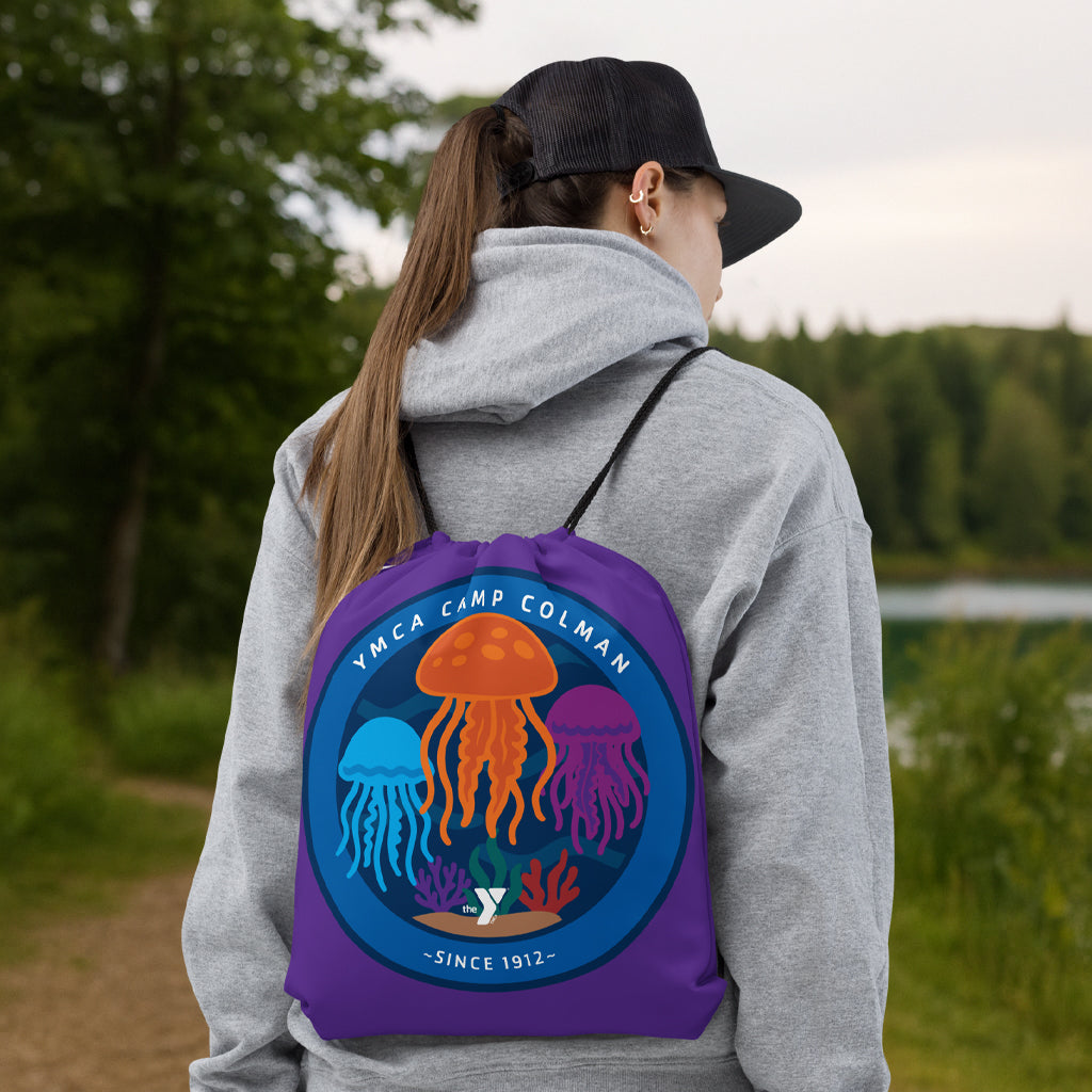 Sea Lantern Drawstring Bag