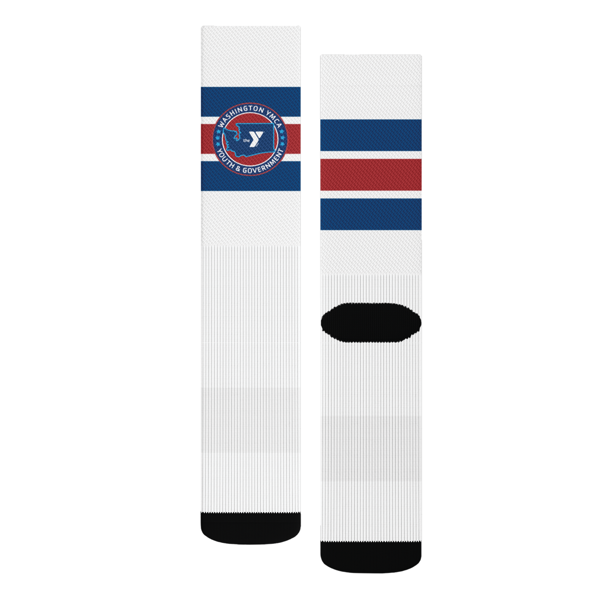 Red, White, & Blue Crew Socks