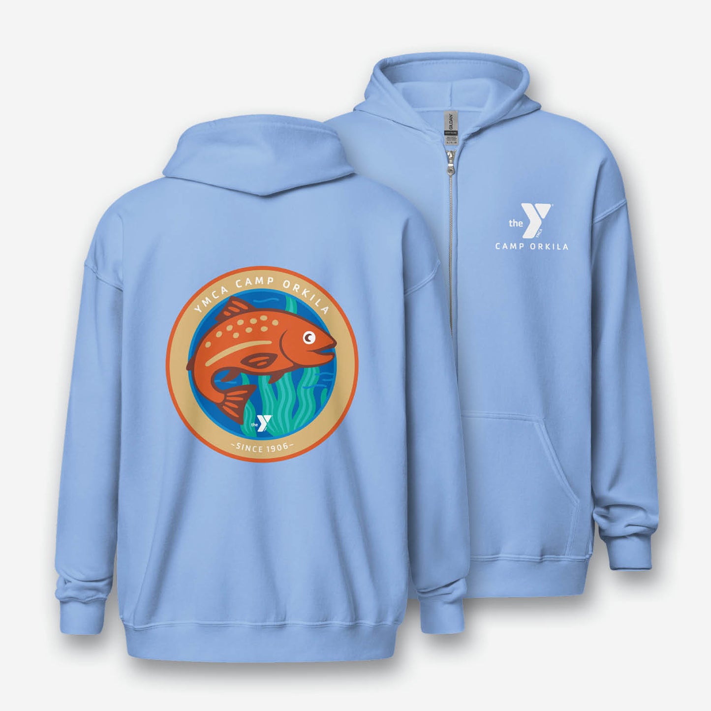 Salmon Run Zip Hoodie