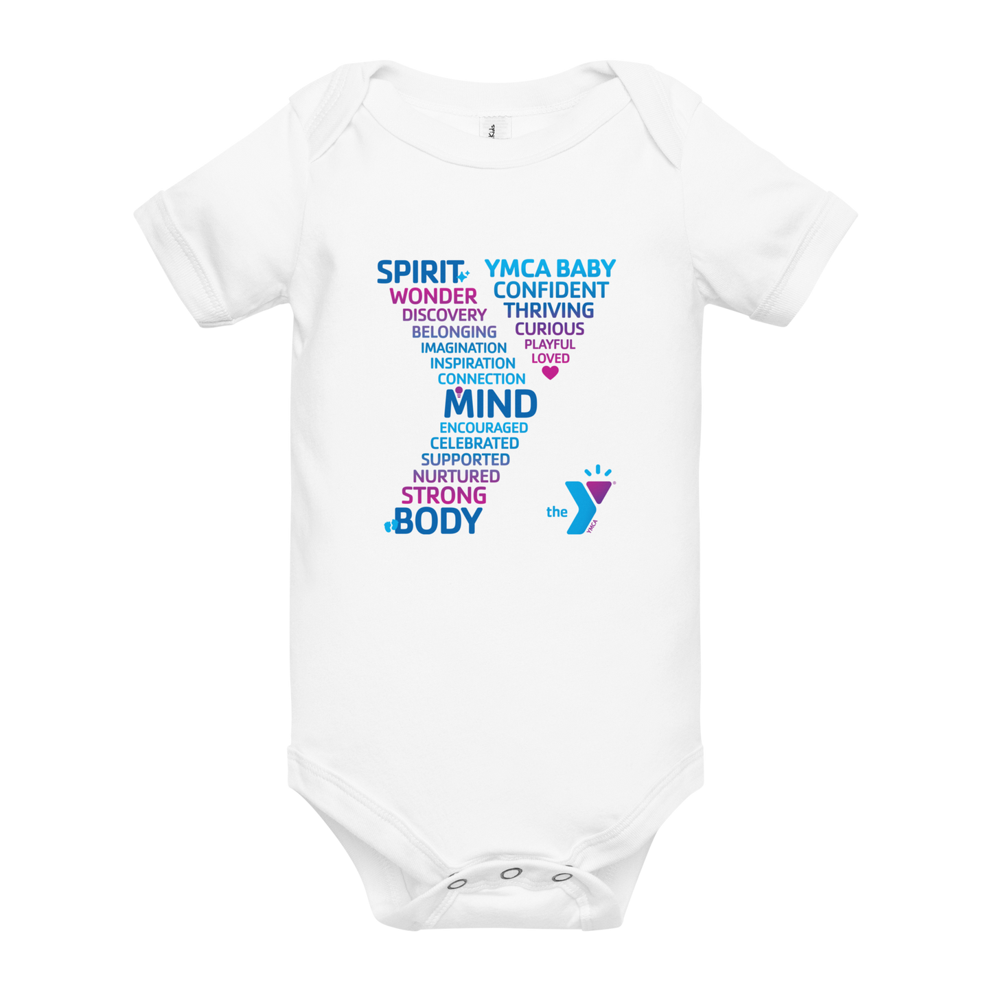 YMCA Baby Bodysuit | Blue