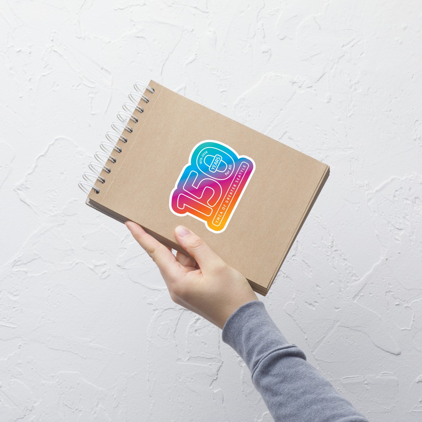 150th Anniversary Multi-color Sticker