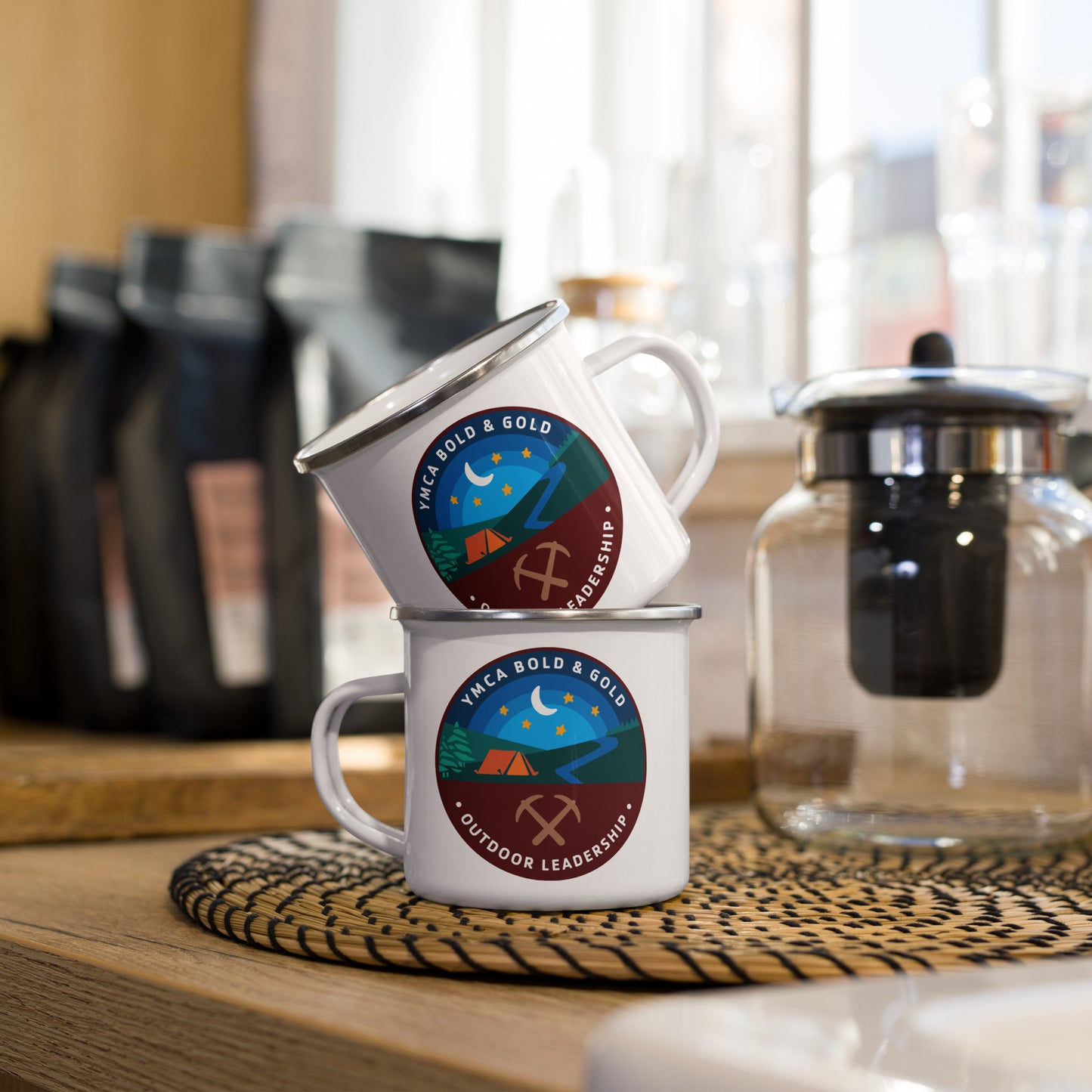 Night Sky Color Enamel Mug