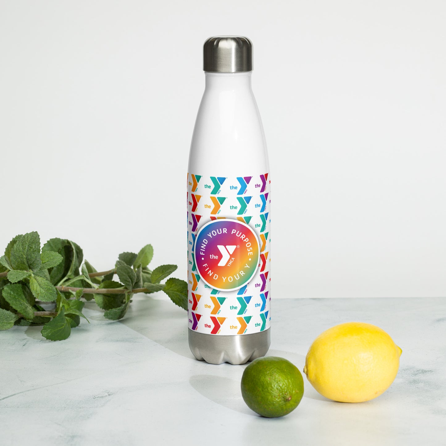 Y Signature Multi-color Stainless Steel Bottle