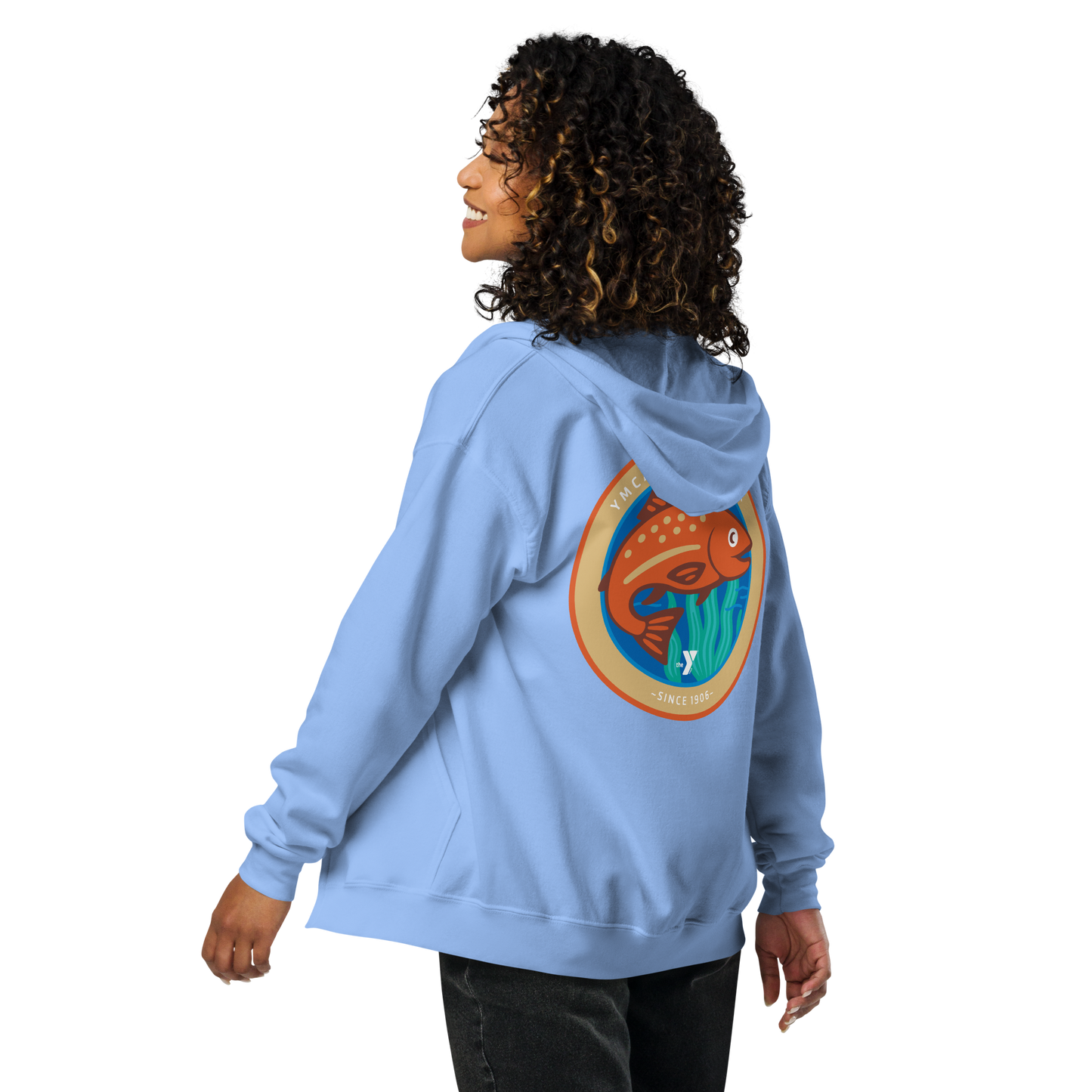 Salmon Run Zip Hoodie