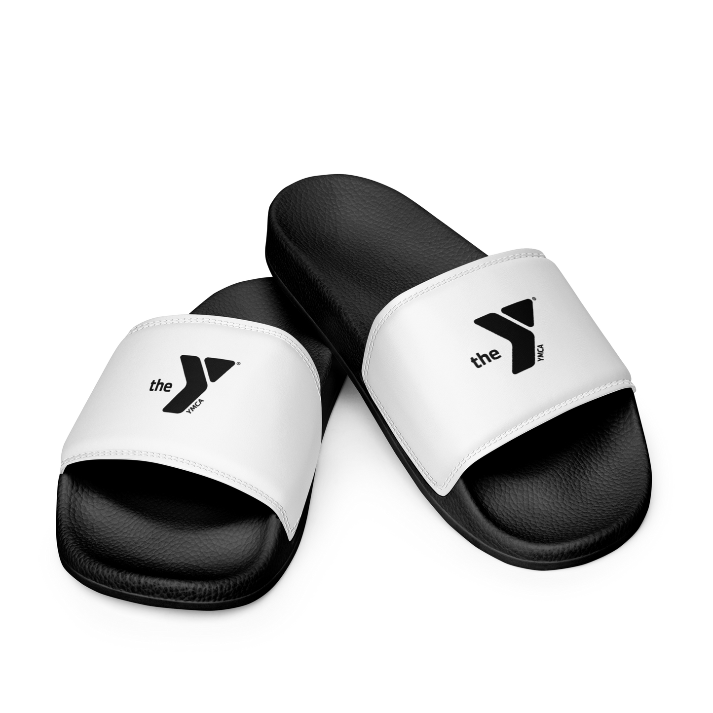Women's White Slides