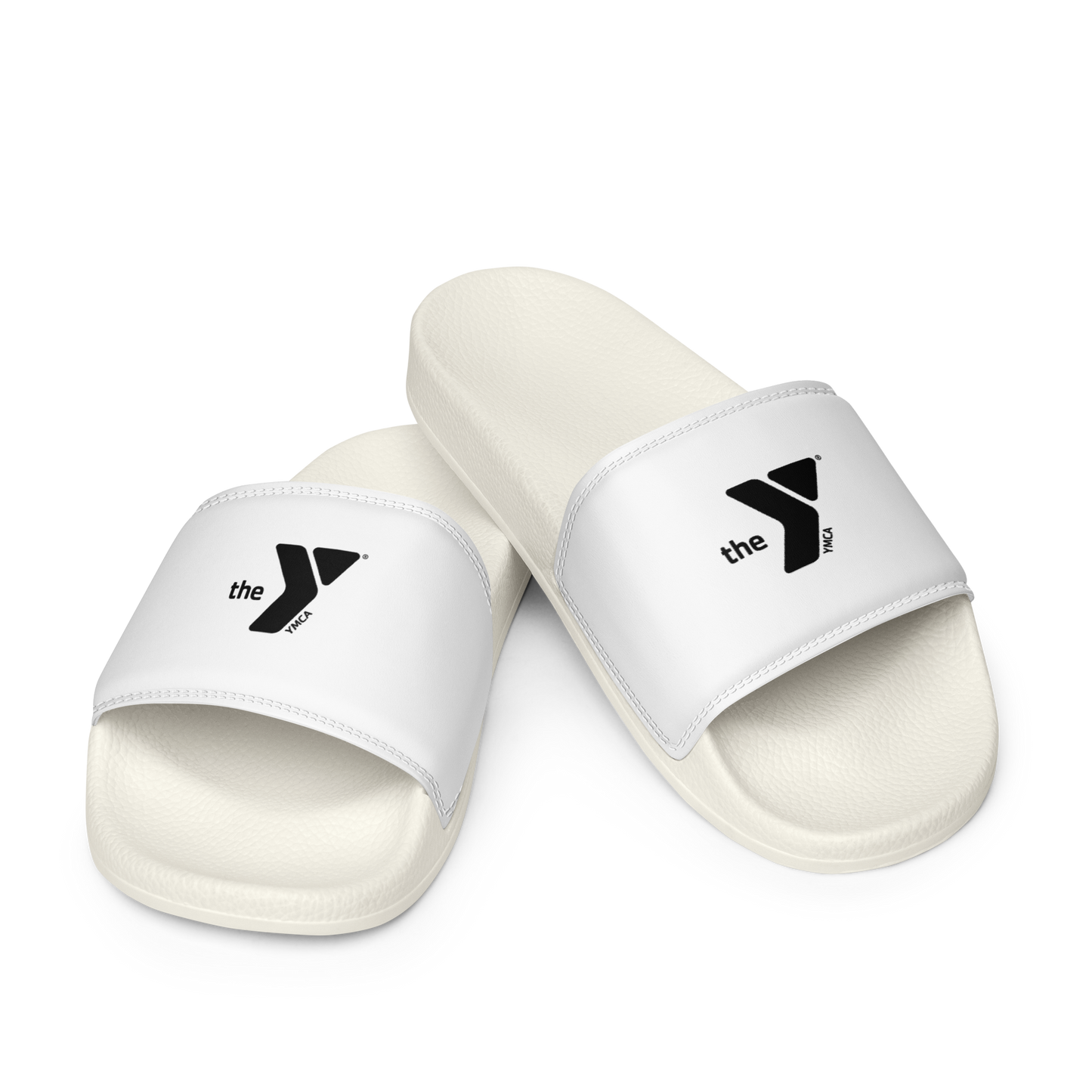 Women's White Slides