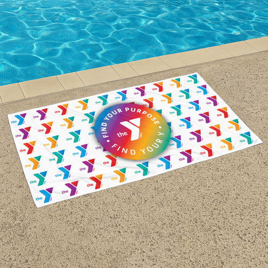 Y Signature Multi-color Beach Towel