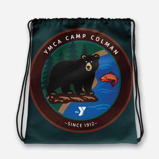 Tide Walker Drawstring Bag