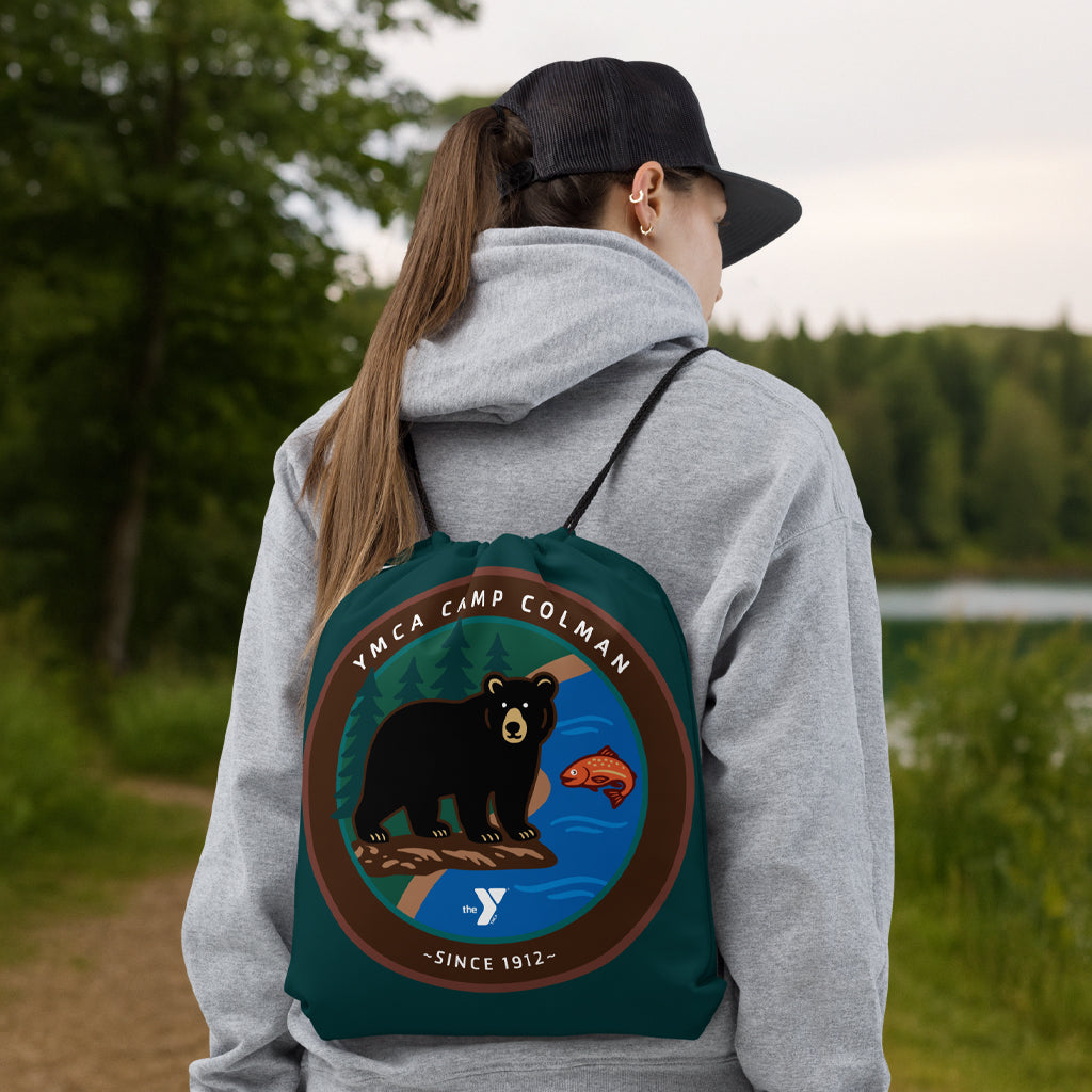 Tide Walker Drawstring Bag