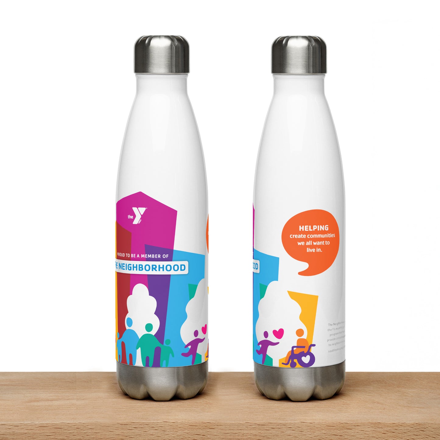 The Neighborhood  Signature Stainless Steel Water Bottle