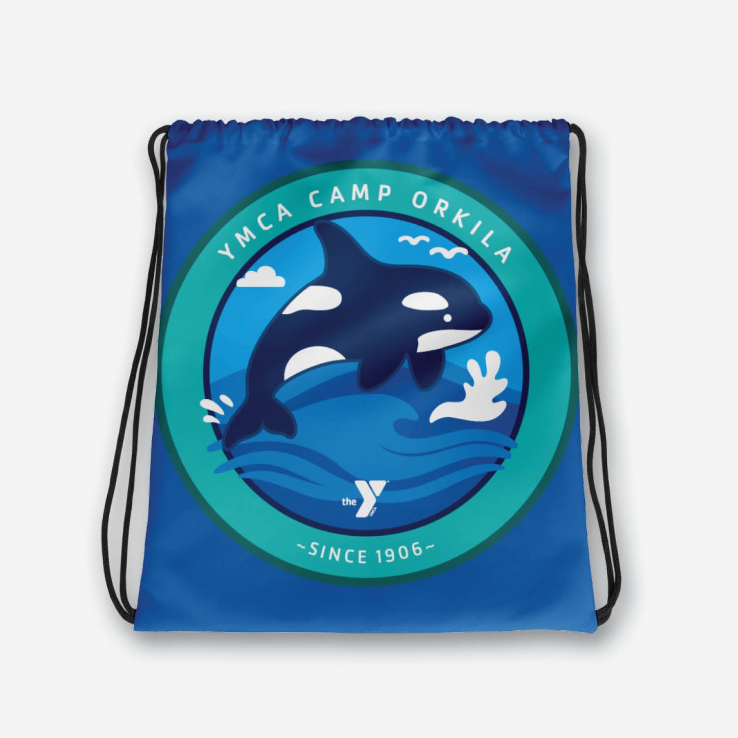 Orca Spirit Drawstring Bag