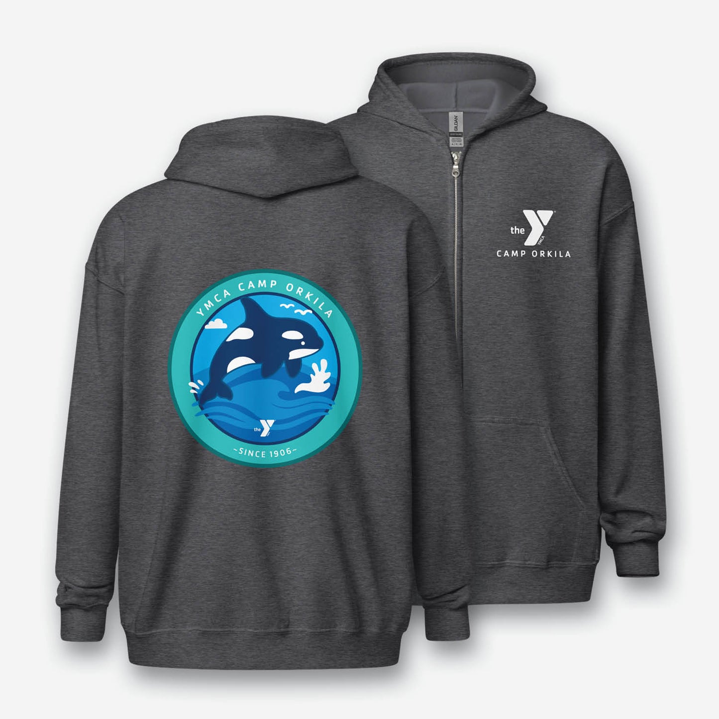 Orca Spirit Zip Hoodie