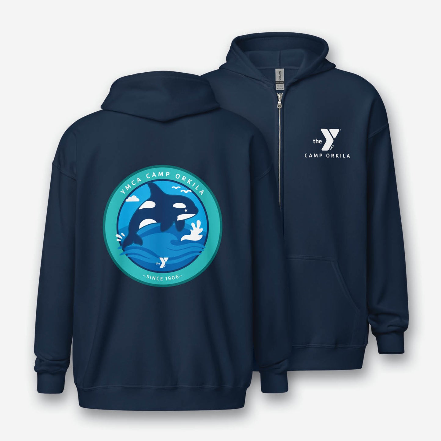 Orca Spirit Zip Hoodie