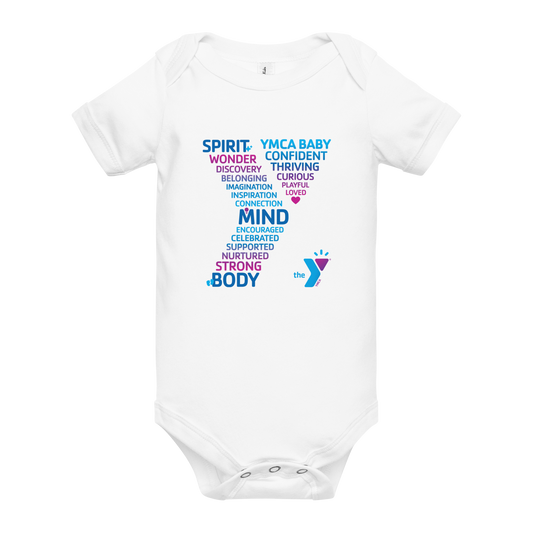 YMCA Baby Bodysuit | Blue