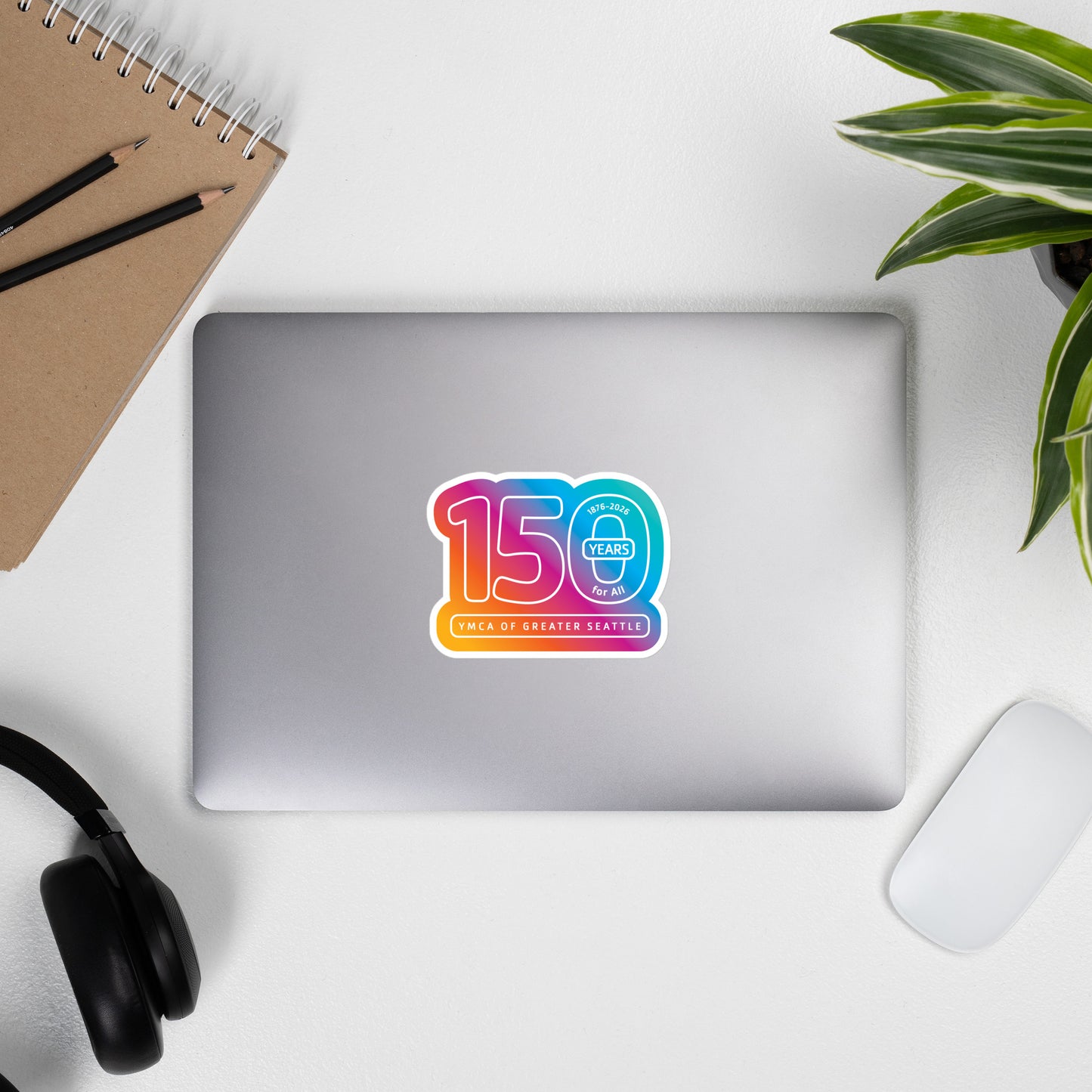 150th Anniversary Multi-color Sticker