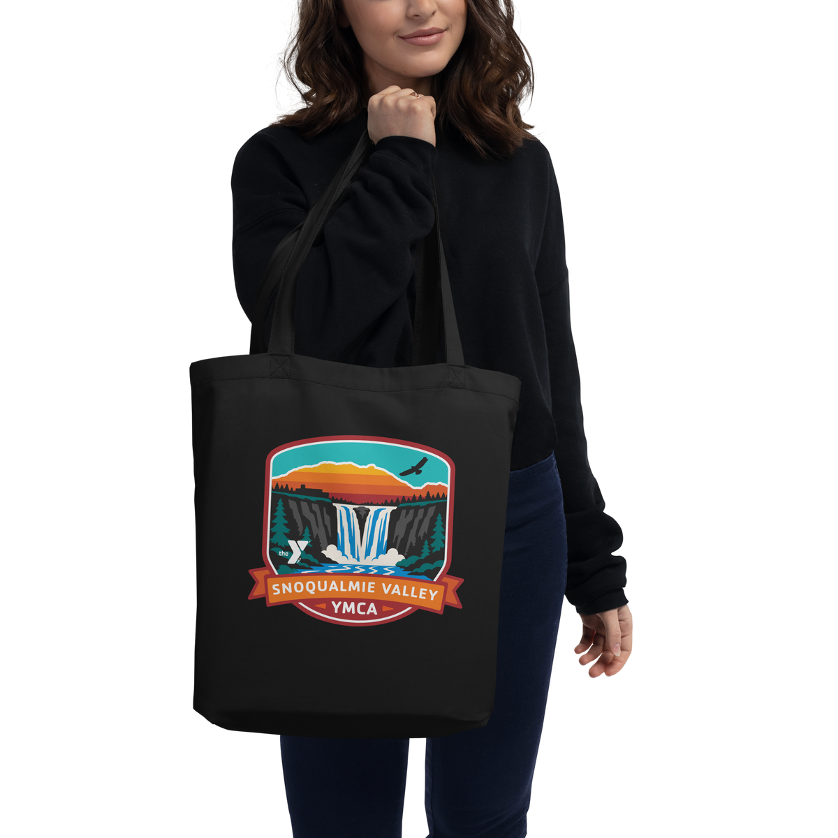 Snoqualmie Valley Falls Eco Tote Bag