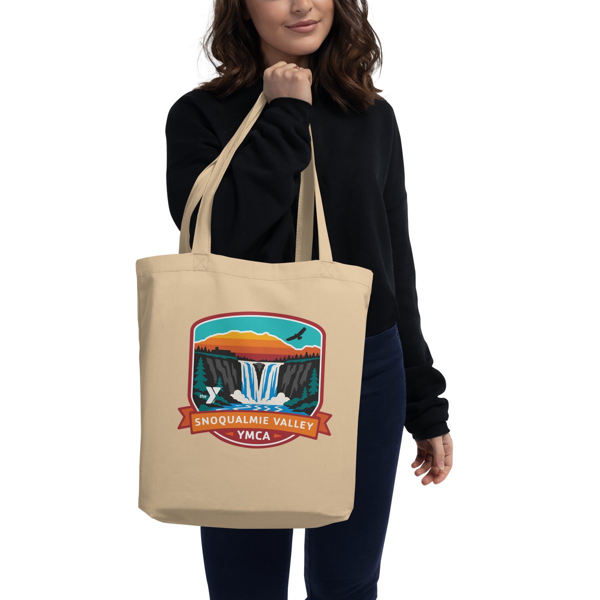 Snoqualmie Valley Falls Eco Tote Bag