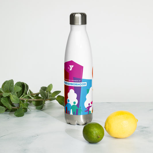 The Neighborhood  Signature Stainless Steel Water Bottle