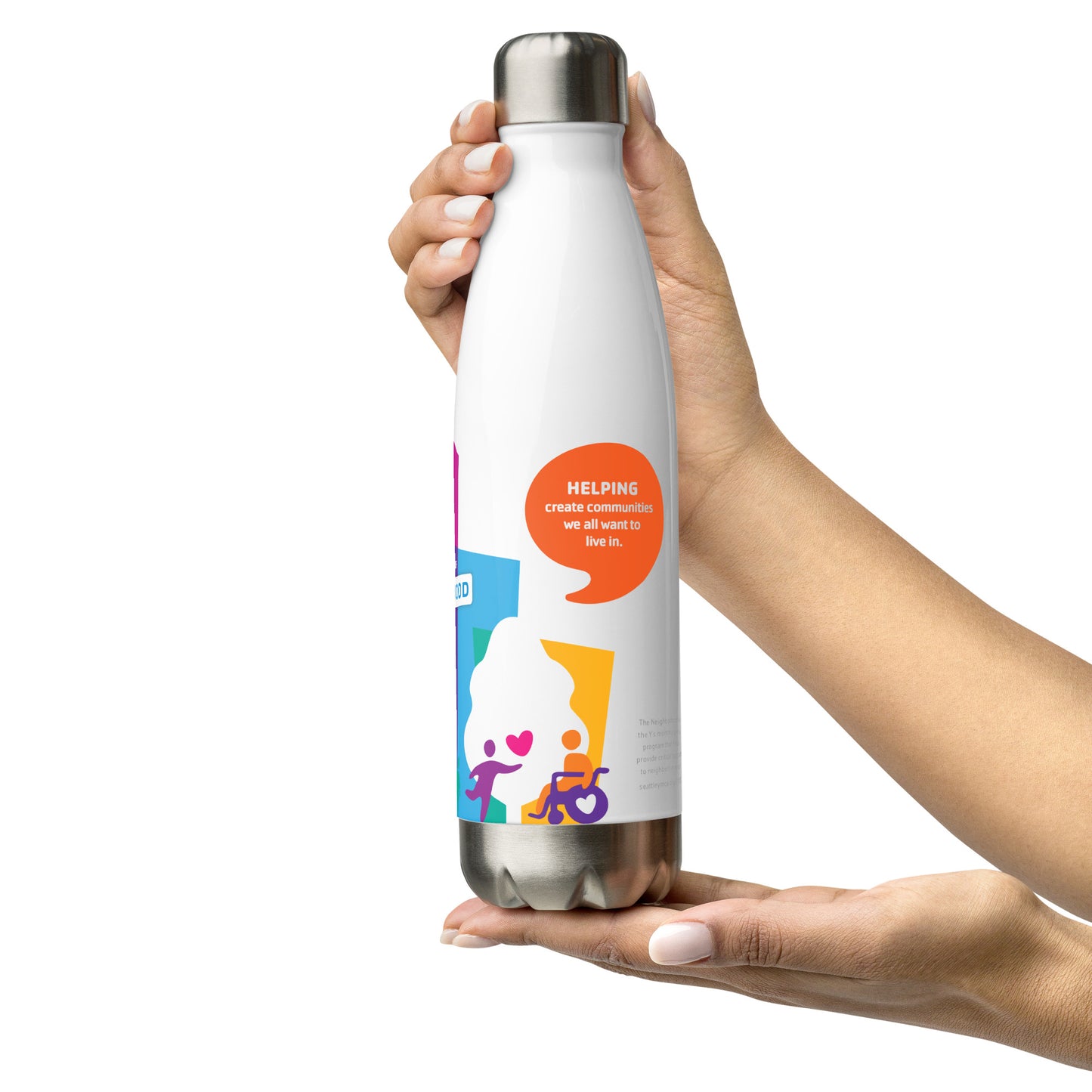The Neighborhood  Signature Stainless Steel Water Bottle