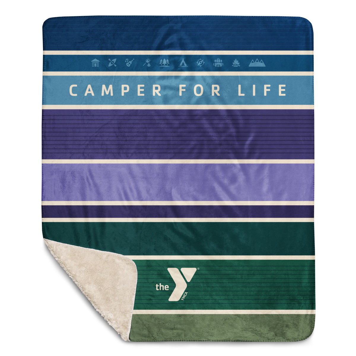 Camper for Life Sherpa Blanket